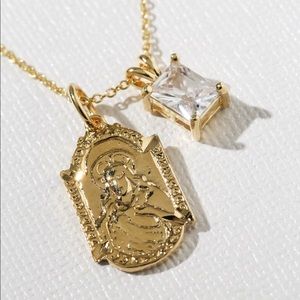 New Vanessa Mooney the Andre necklace gold